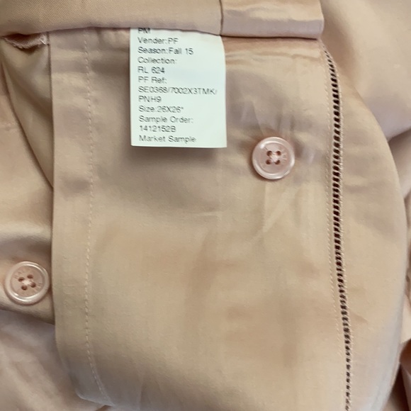 Pair 2 Ralph Lauren home pillow cases Euro Satin - Picture 2 of 2